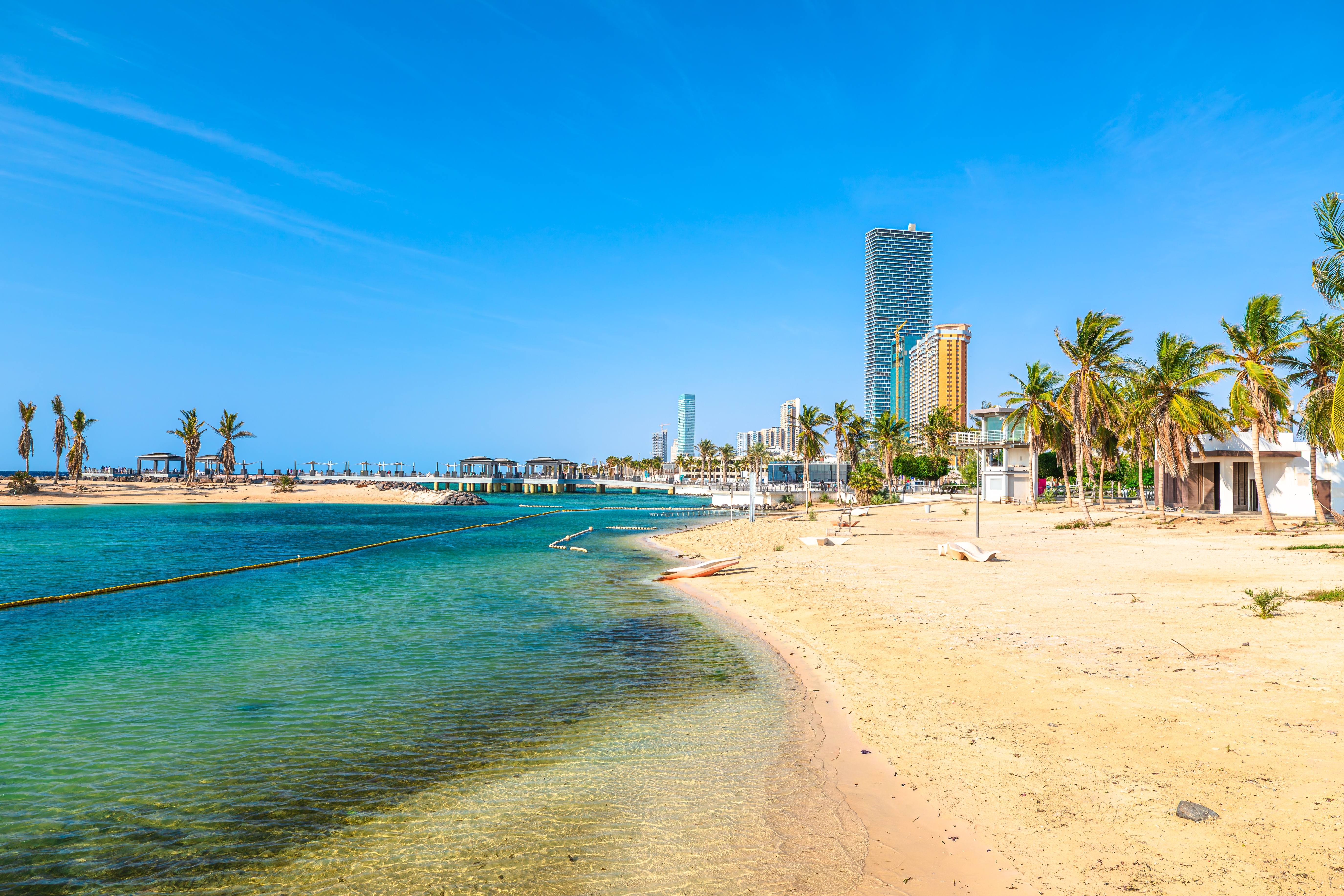 Best beach resorts in Jeddah, Red Sea beach at Jeddah Waterfront