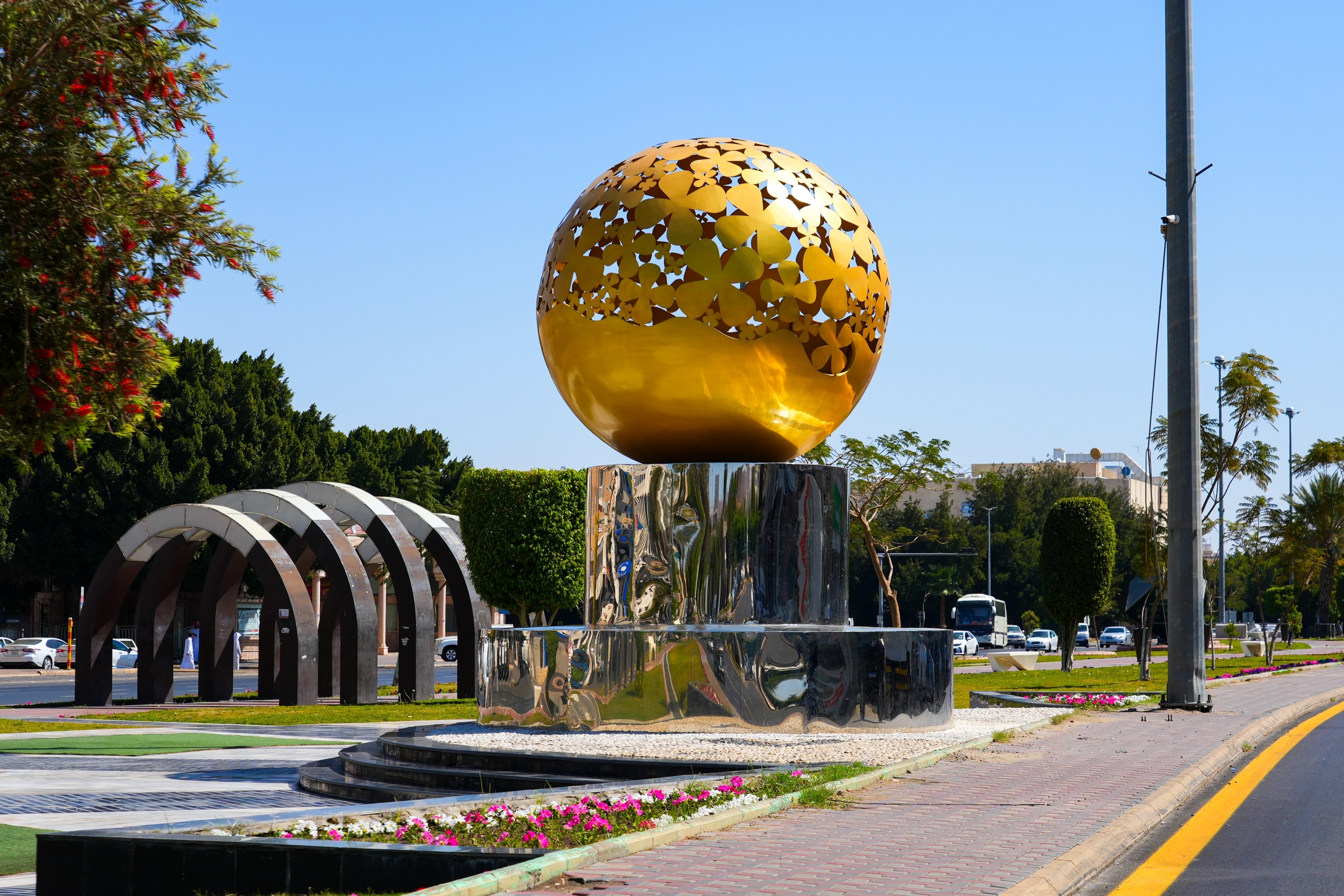 Taif neighborhoods, modern public landmark in Taif, Saudi Arabia