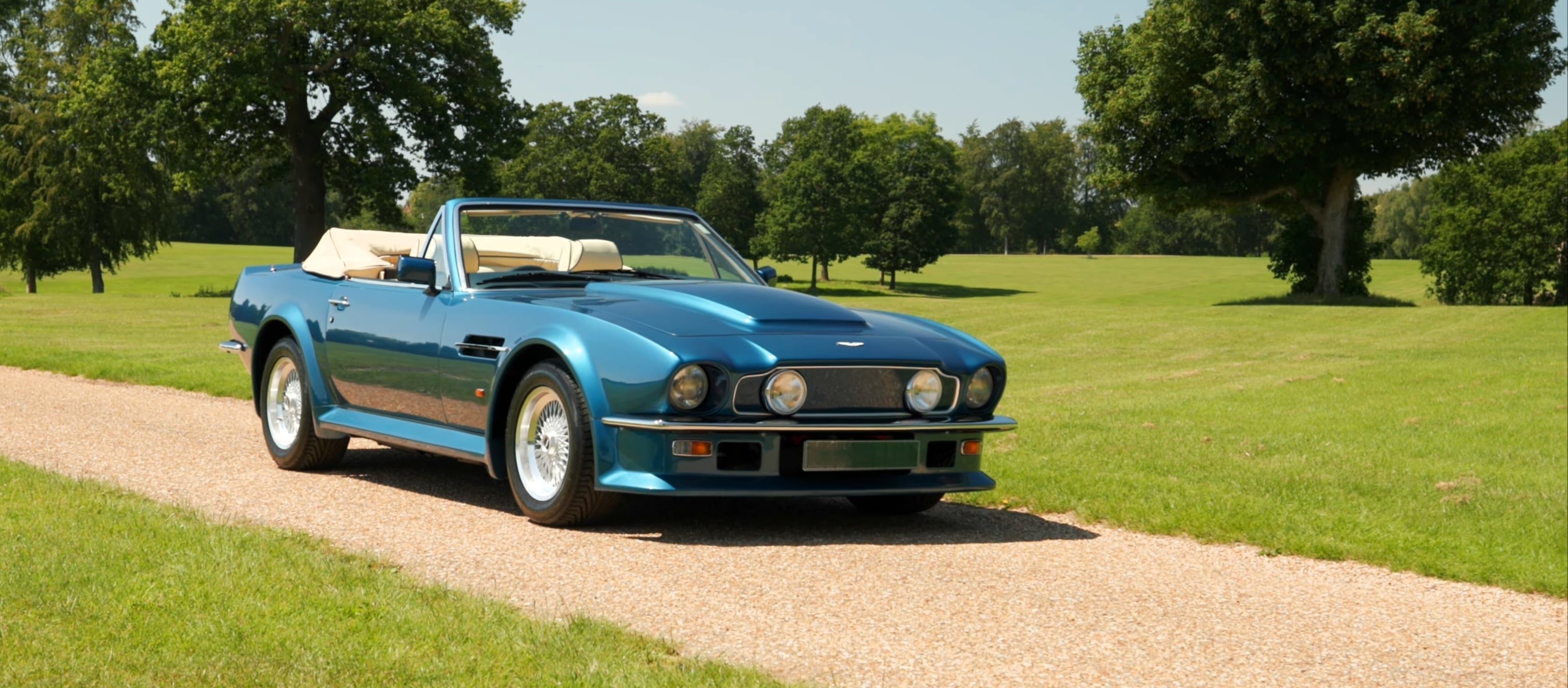 Classic Aston Martin V8 Vantage Volante convertible